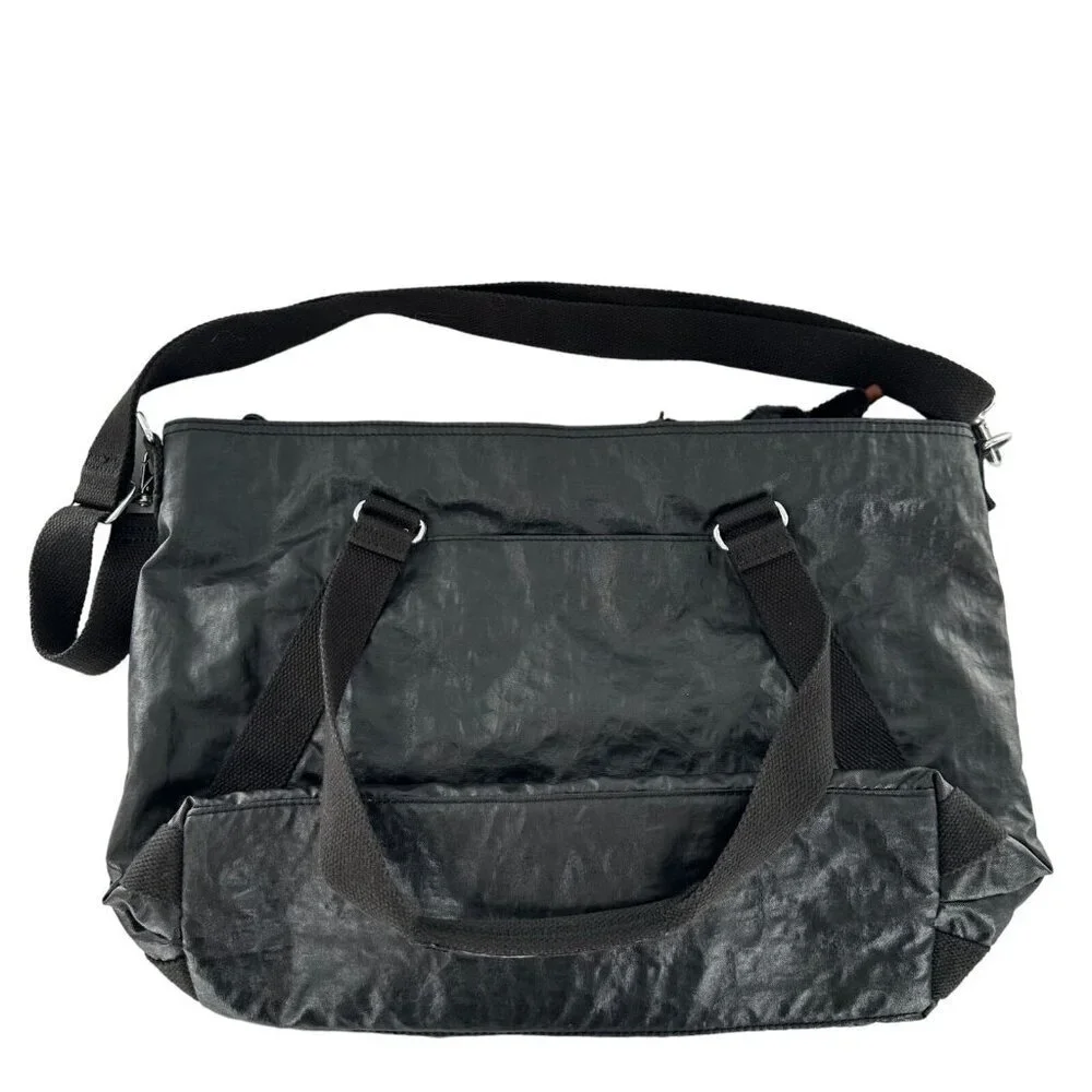 Kipling Fleur Large Book Bag Tote in Black EUC
